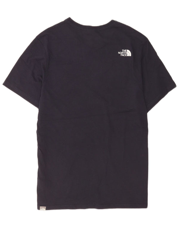 The North Face Herren Kurzarm-T-Shirt mit Grafik, Größe L, Marineblau