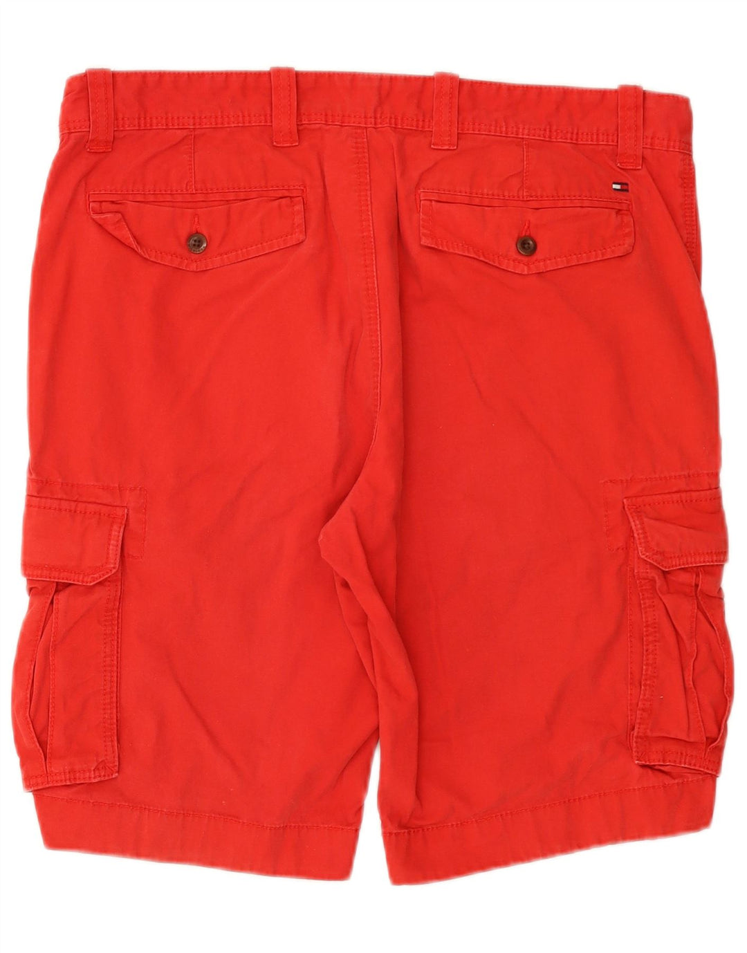 TOMMY HILFIGER Herren Cargo Shorts W36 Große rote Baumwolle