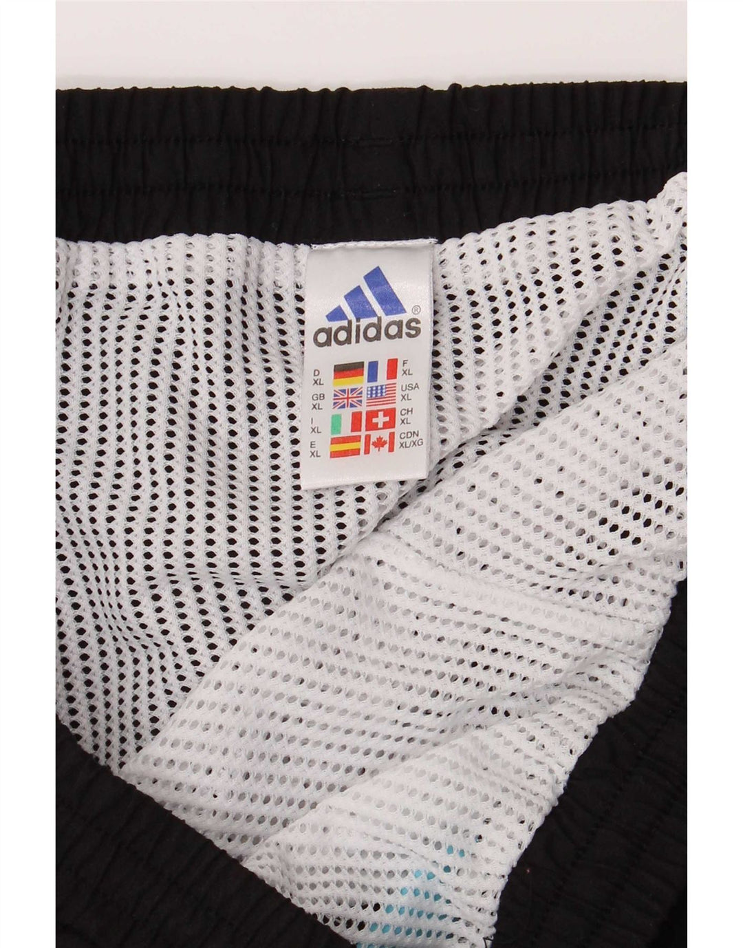 Adidas Herren Badeshorts XL Schwarz Colourblock Polyester