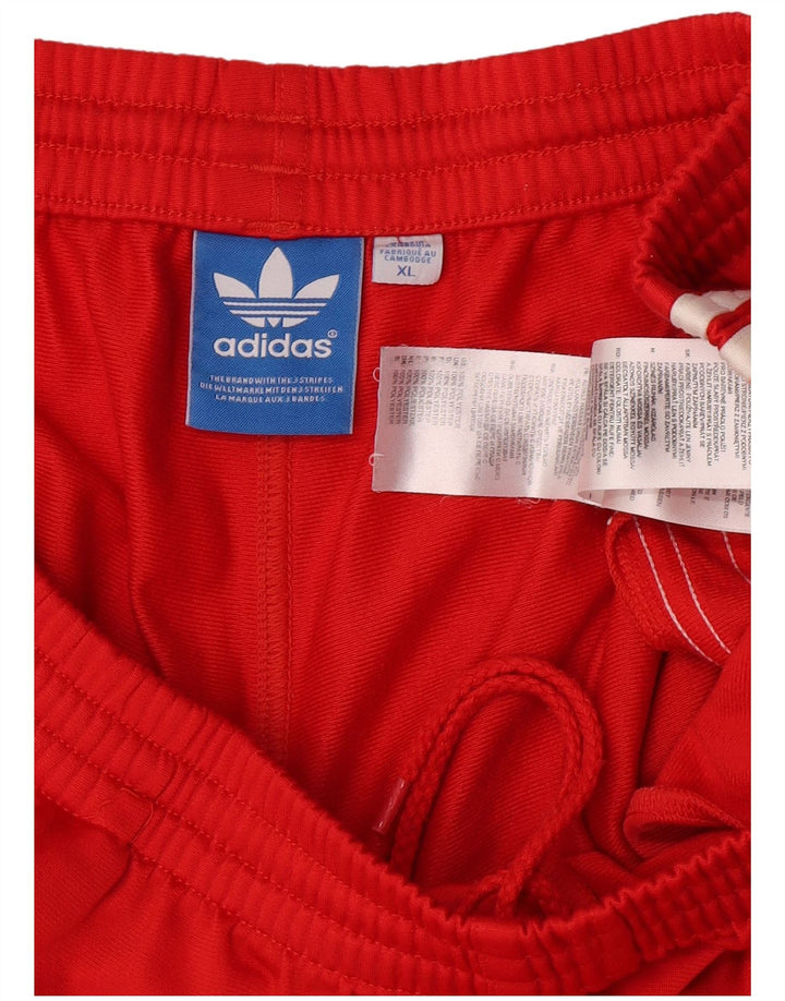 Adidas Herren Sport Shorts XL Rot Polyester