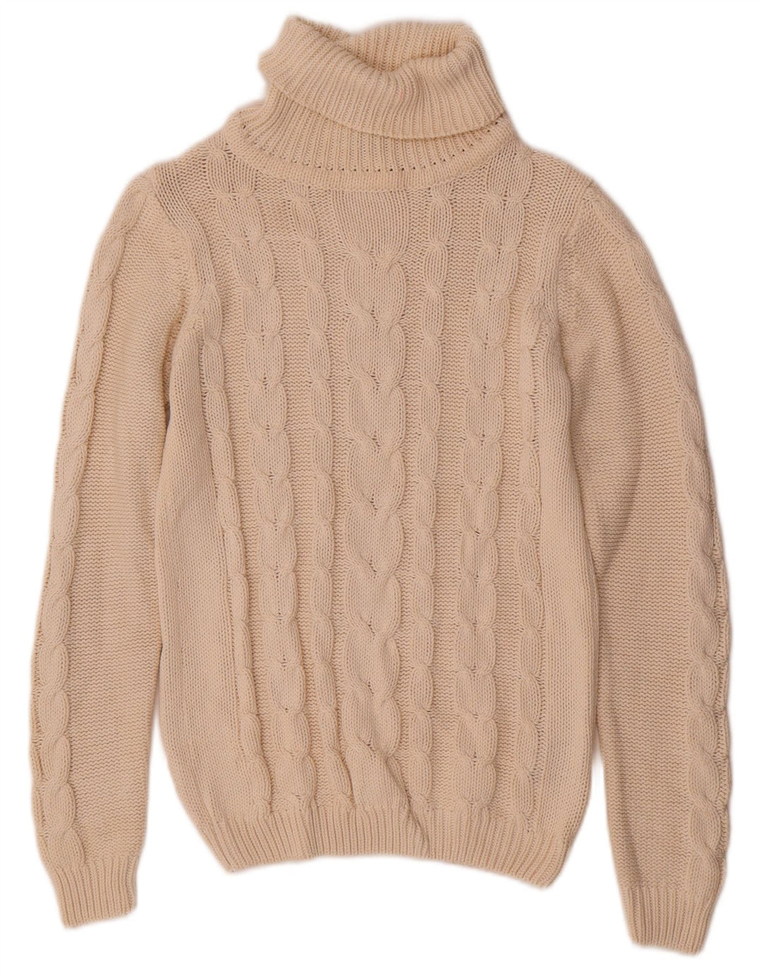 Esmara Damen-Pullover mit Rollkragen, Gr. 14/16, Mittel, gebrochenes Weiß