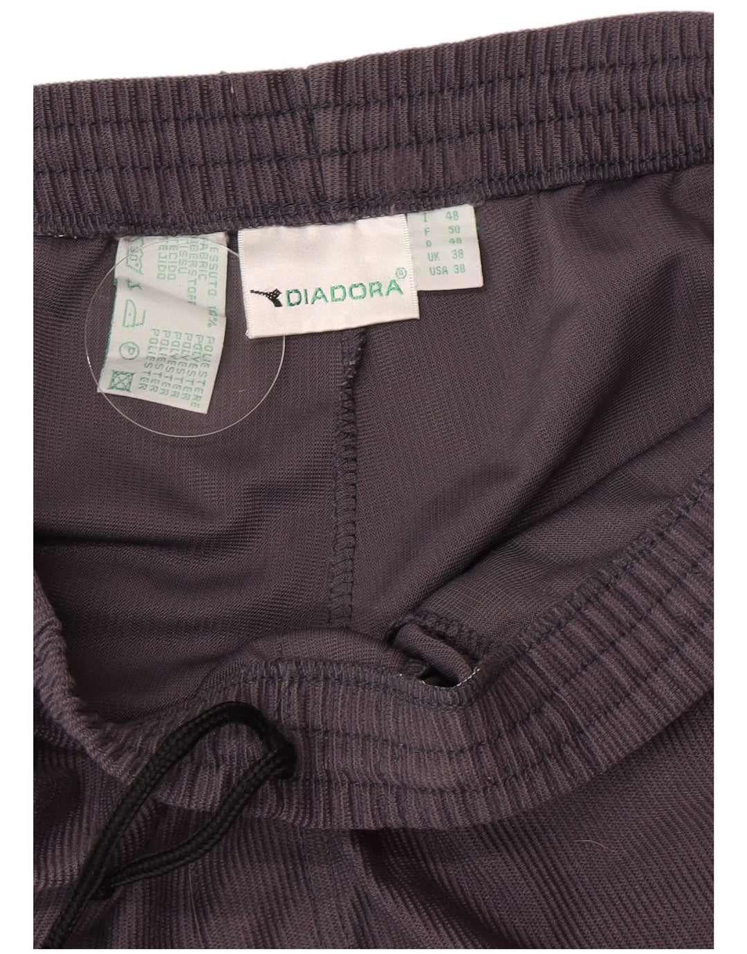 Diadora Herren-Trainingshose XL, grau, Polyester