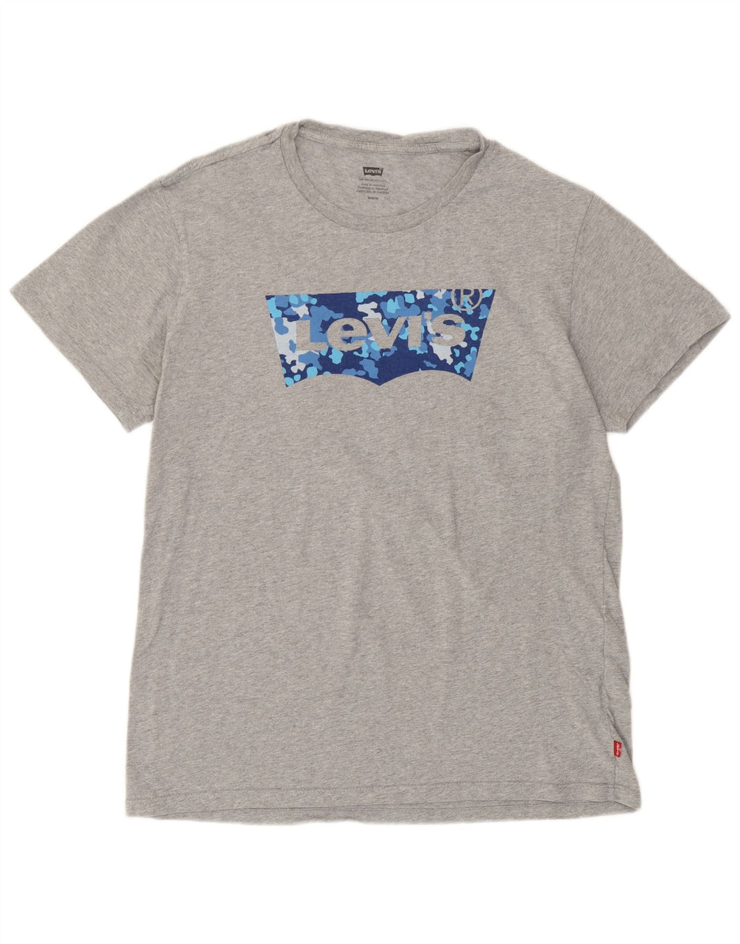 Levi's Herren-T-Shirt mit Grafik, mittelgraue Baumwolle