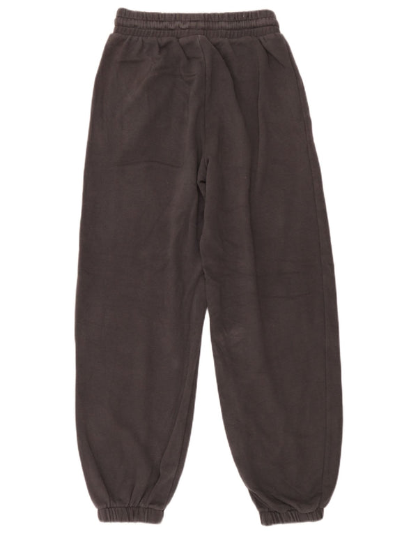 Adidas Damen Trainingshose Jogger UK 10 Small Graue Baumwolle