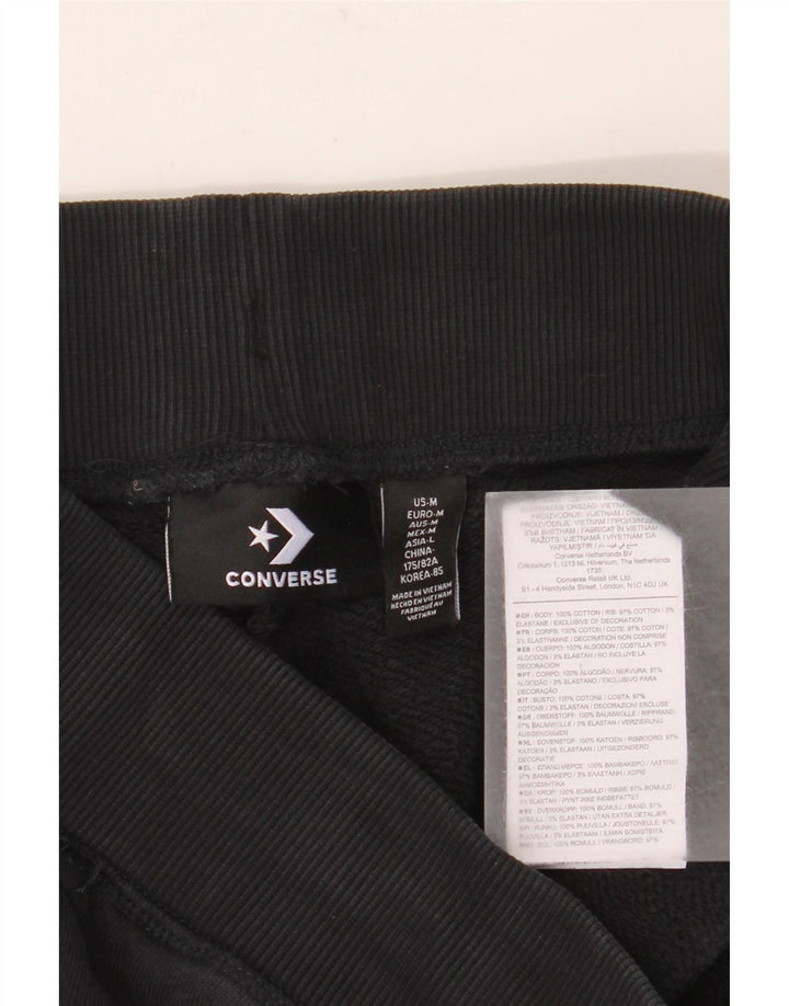 Converse Herren-Trainingshose, Jogginghose, mittelschwarz, Baumwolle