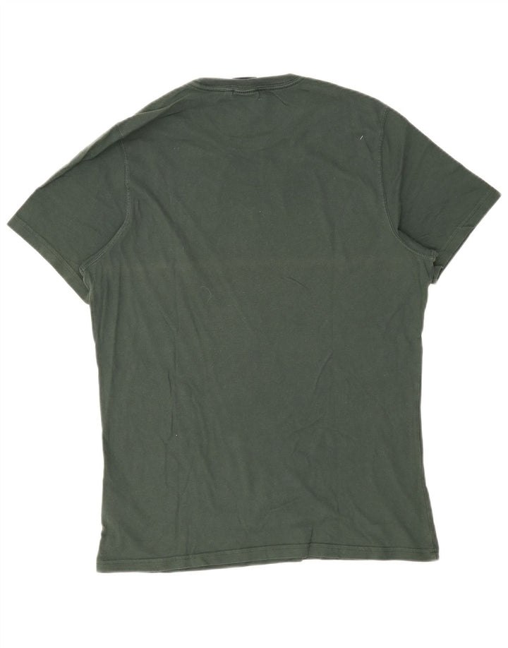 Barbour Tailored Fit Graphic T-Shirt-Oberteil für Herren aus mittelgrüner Baumwolle