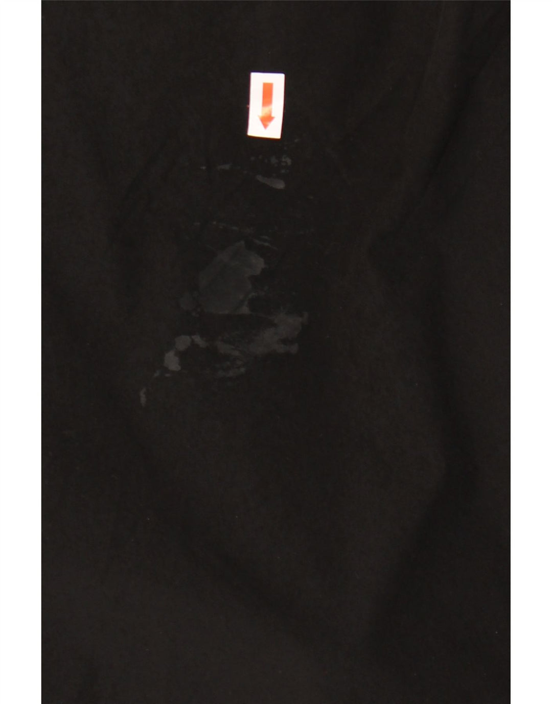 ZARA Damen-Übergroßer Mantel mit Kapuze, UK 6, XS, schwarzes Nylon