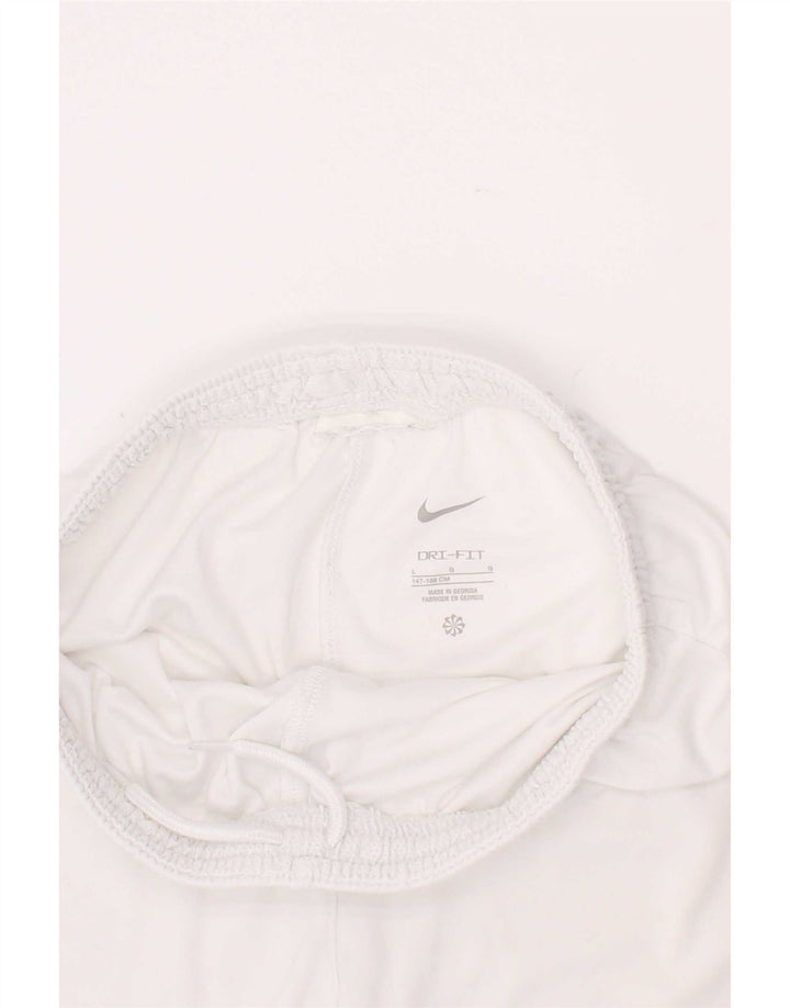 Nike Dri Fit Sportshorts für Jungen, 12–13 Jahre, Größe L, Weiß