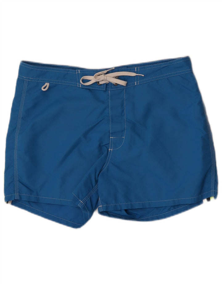 Sundek Herren-Badeshorts, mittelblau, Nylon, Sport