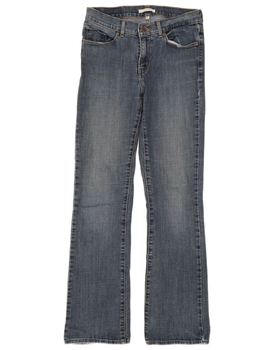Levi's Damen Classic Bootcut Jeans US 6 Medium W28 L32 Blaue Baumwolle