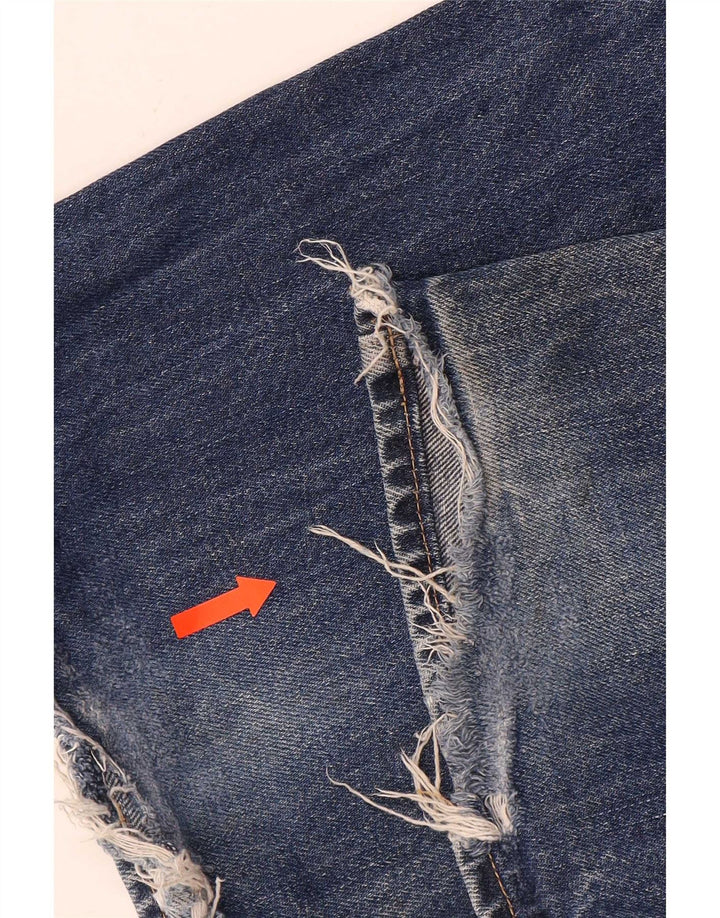 Diesel Herren Straight Jeans W32 L32 Blaue Baumwolle