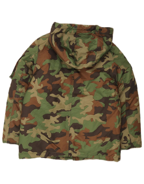 Polo Ralph Lauren Jungen-Windbreaker-Jacke, 7–8 Jahre, klein, grüne Tarnung