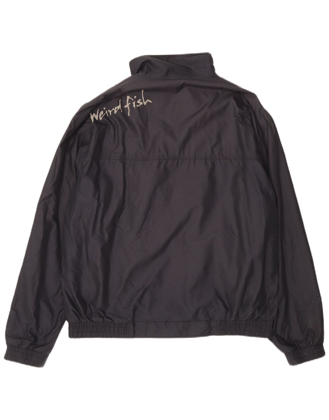 Weird Fish Herren-Windbreaker mit Grafik, UK 44, 2XL, Marineblau, Polyester