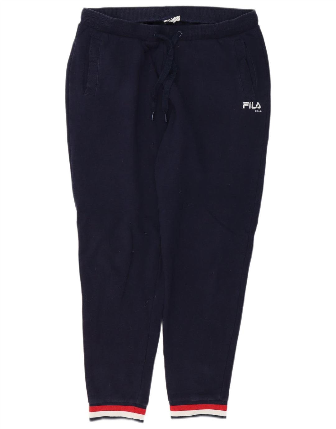 FILA Damen-Trainingshose, Jogginghose, UK 14, Größe L, Marineblau, Baumwolle