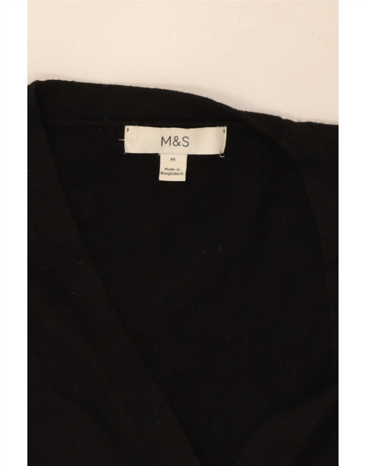Marks & Spencer Damen-Cardigan, ärmellos, Gr. 12, mittelschwarz