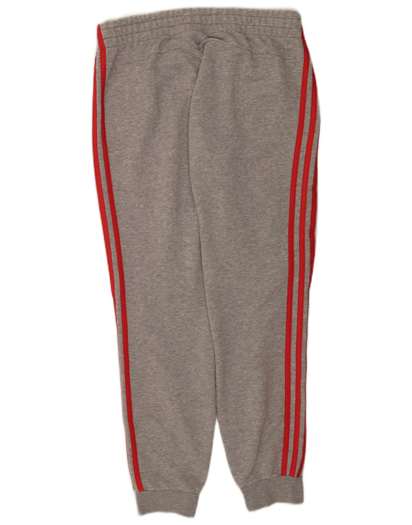 Adidas Damen Trainingshose Jogger UK 12/14 Mittelgraue Baumwolle