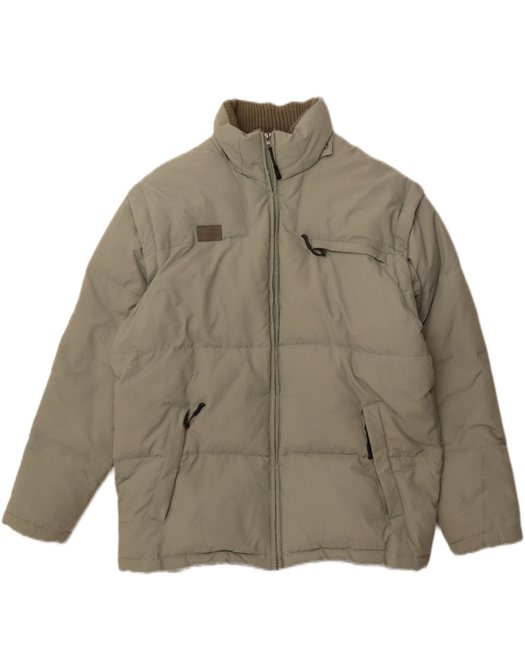 FILA Herren Wattierte Jacke UK 40 Large Grün Polyamid