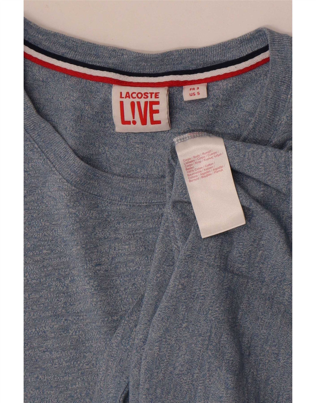Lacoste Herren T-Shirt Top Größe 3 Small Blau