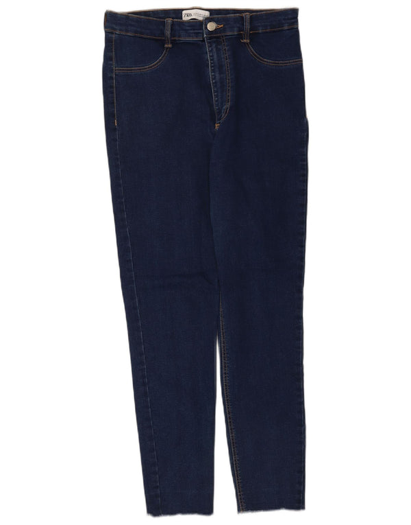 Zara Damen Skinny Jeans EU 42 Large W32 L26 Marineblau