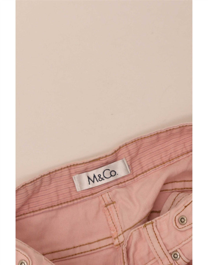 M&Co Damen-Bermudashorts, normal, W36, XL, rosa geblümt
