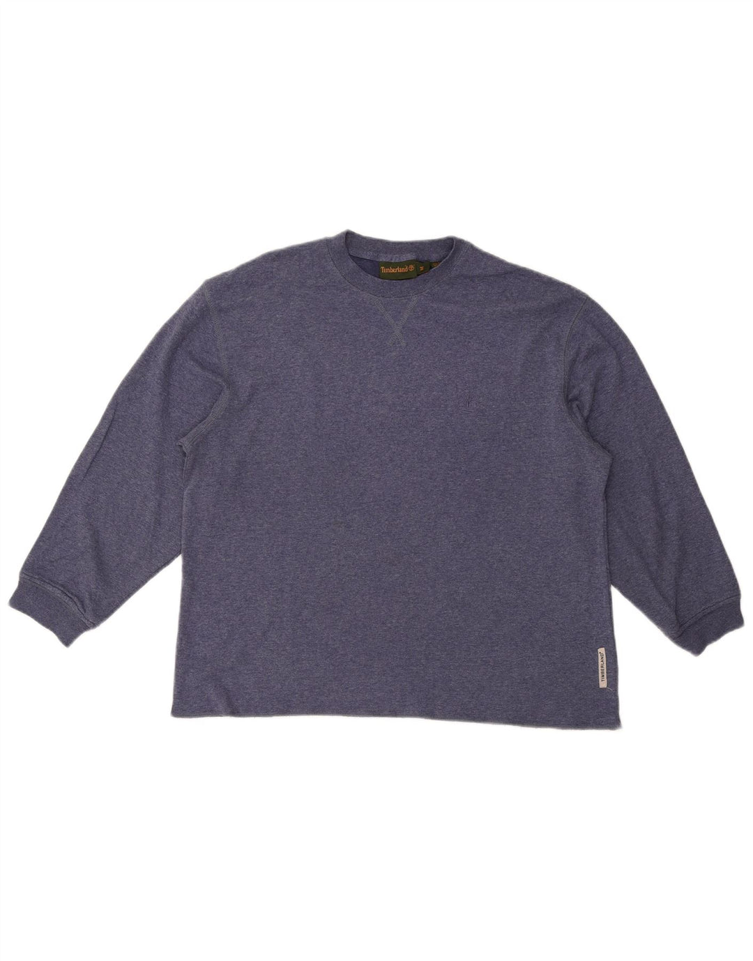 TIMBERLAND Womens Top Long Sleeve UK 14 Medium Blue Acrylic
