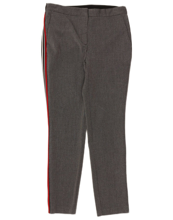 Zara Slim Chino-Hose für Damen, Größe M, W28, L28, Grau