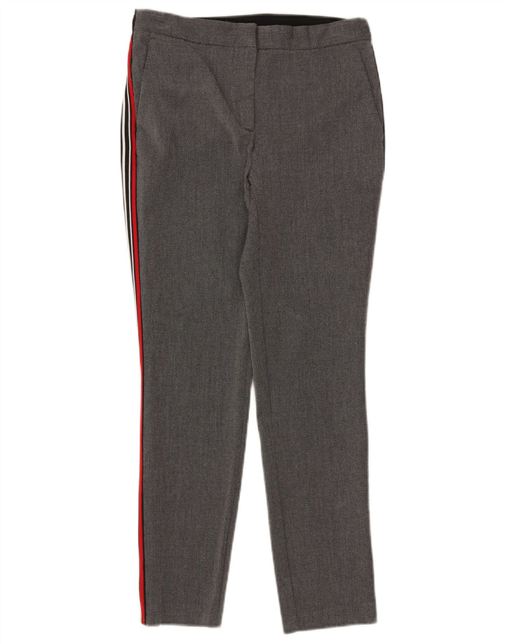 Zara Slim Chino-Hose für Damen, Größe M, W28, L28, Grau