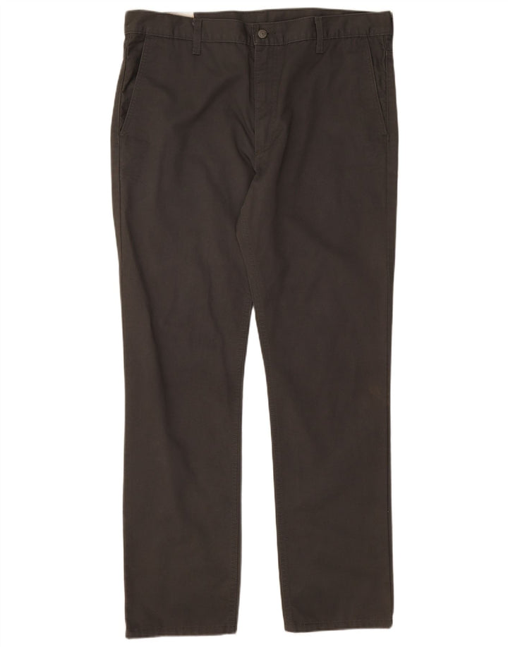 Levi's Herren gerade Chinohose W36 L32 graue Baumwolle