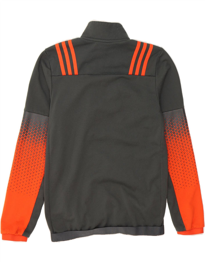 ADIDAS Mens Graphic Pullover Tracksuit Top Small Black Colourblock Vintage Adidas and Second-Hand Adidas from Messina Hembry 