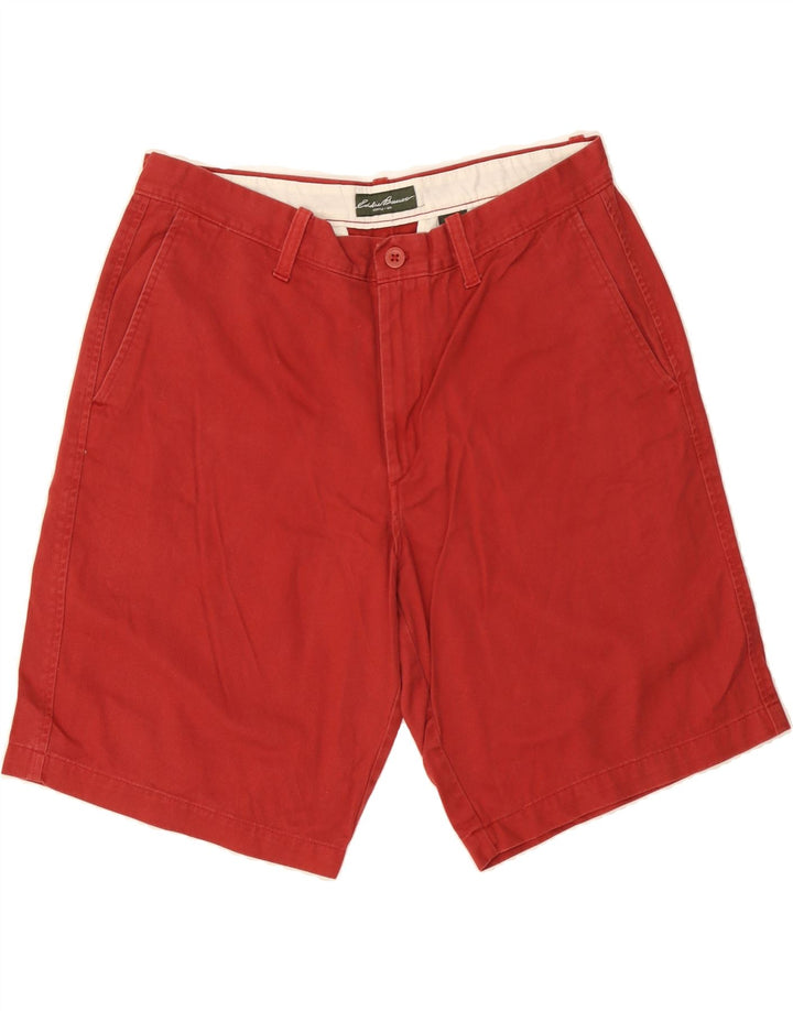 EDDIE BAUER Mens Chino Shorts W34 Large  Red Cotton Vintage Eddie Bauer and Second-Hand Eddie Bauer from Messina Hembry 