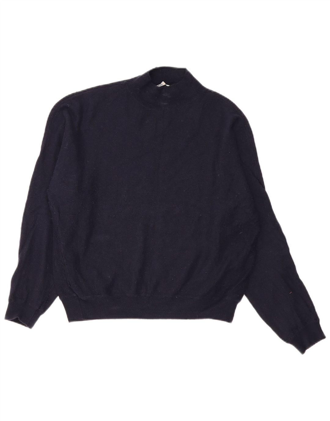 Rollkragenpullover für Damen von Zara, Gr. 14, Medium, Marineblau, Nylon