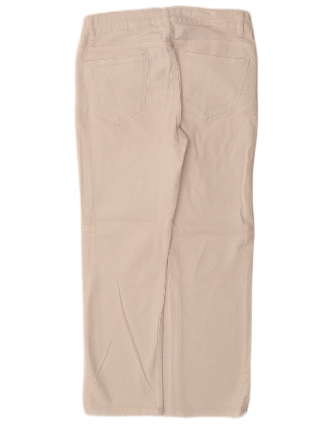Fat Face Capri-Jeans für Damen, UK 8, Größe S, W26, L26, weiße Baumwolle