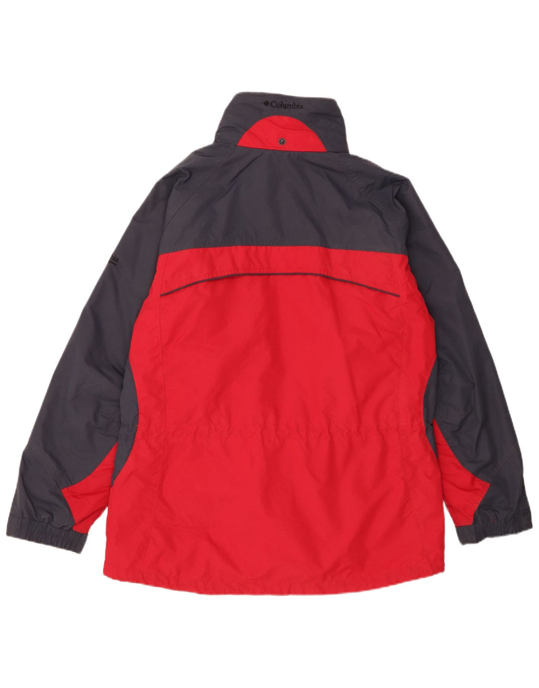 Columbia Damen Regenjacke UK 16 Large Marineblau Colourblock Polyester