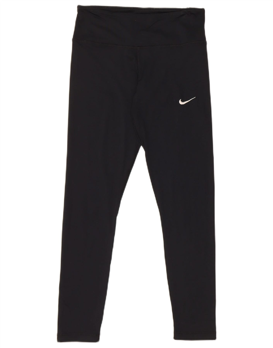 Nike Damen Leggings UK 12 Medium Schwarz Polyester