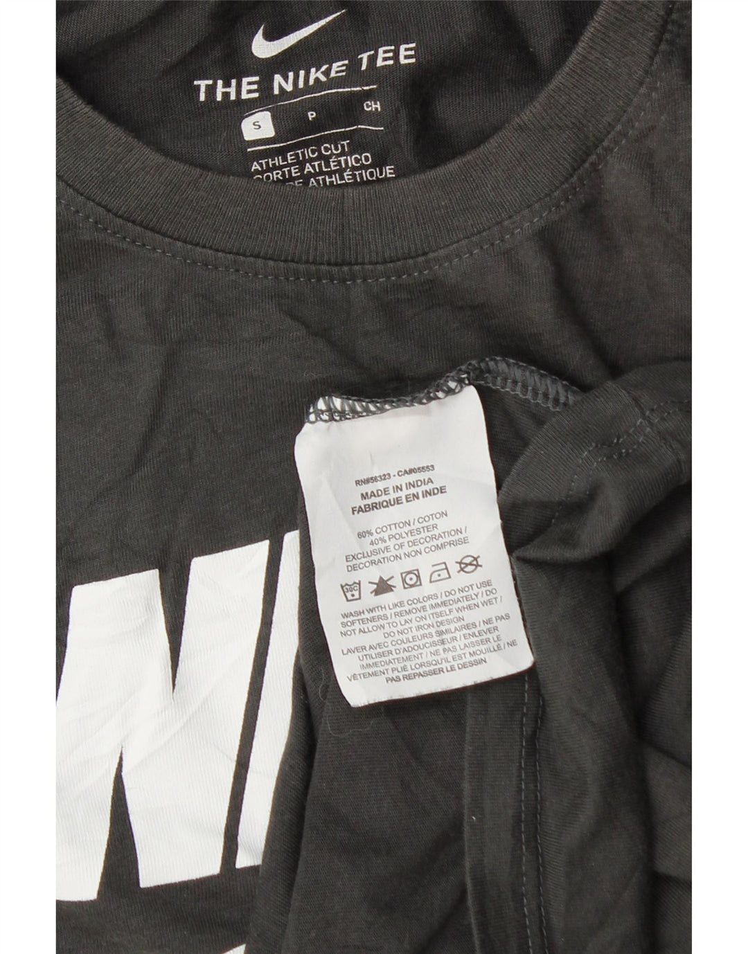 Nike Herren Athletic Cut Small Graue Baumwolle