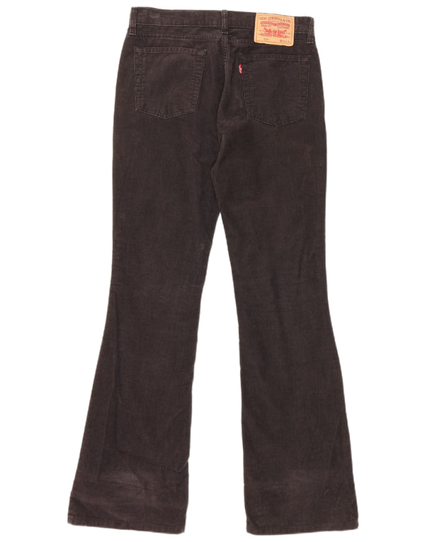 Levi's Damen 529 Flare Cordhose W28 L34 Braune Baumwolle
