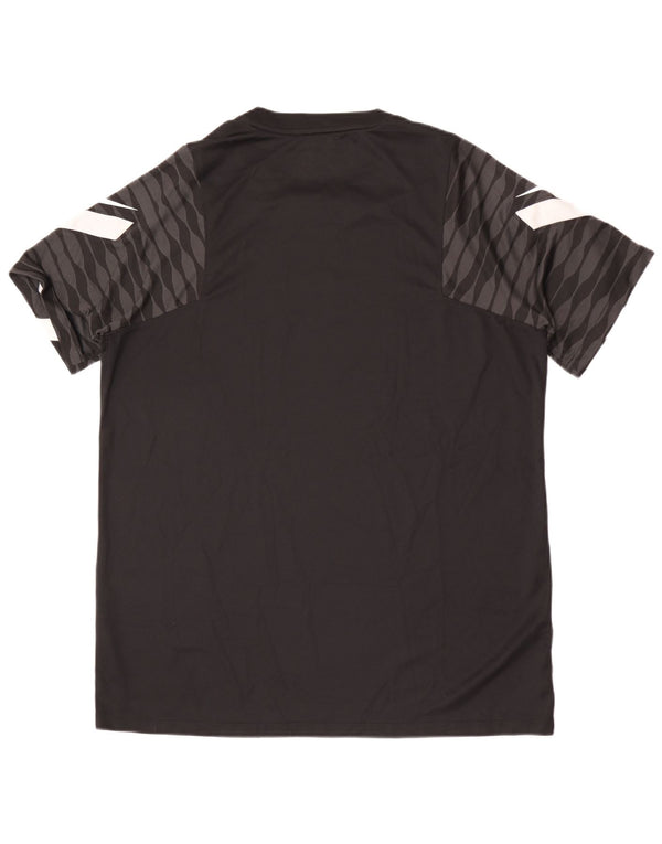 Nike Herren Dri Fit Slim Graphic T-Shirt Top XL Schwarz Polyester
