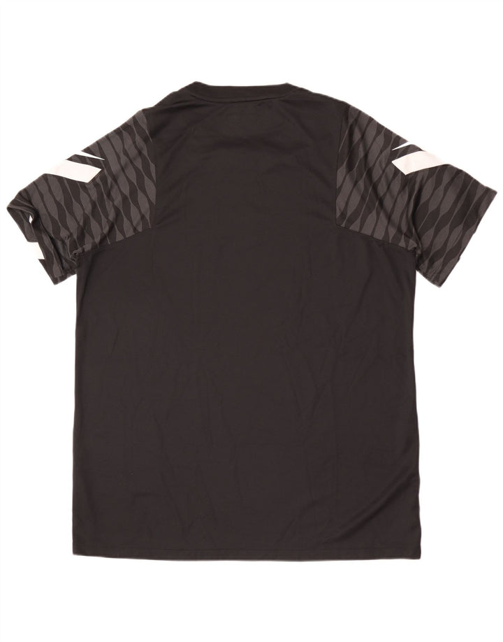 Nike Herren Dri Fit Slim Graphic T-Shirt Top XL Schwarz Polyester