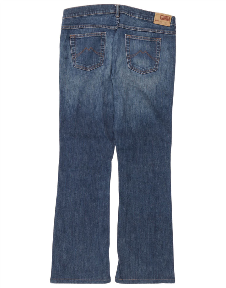 Mustang Damen Bootcut Jeans W30 L29 Blaue Baumwolle
