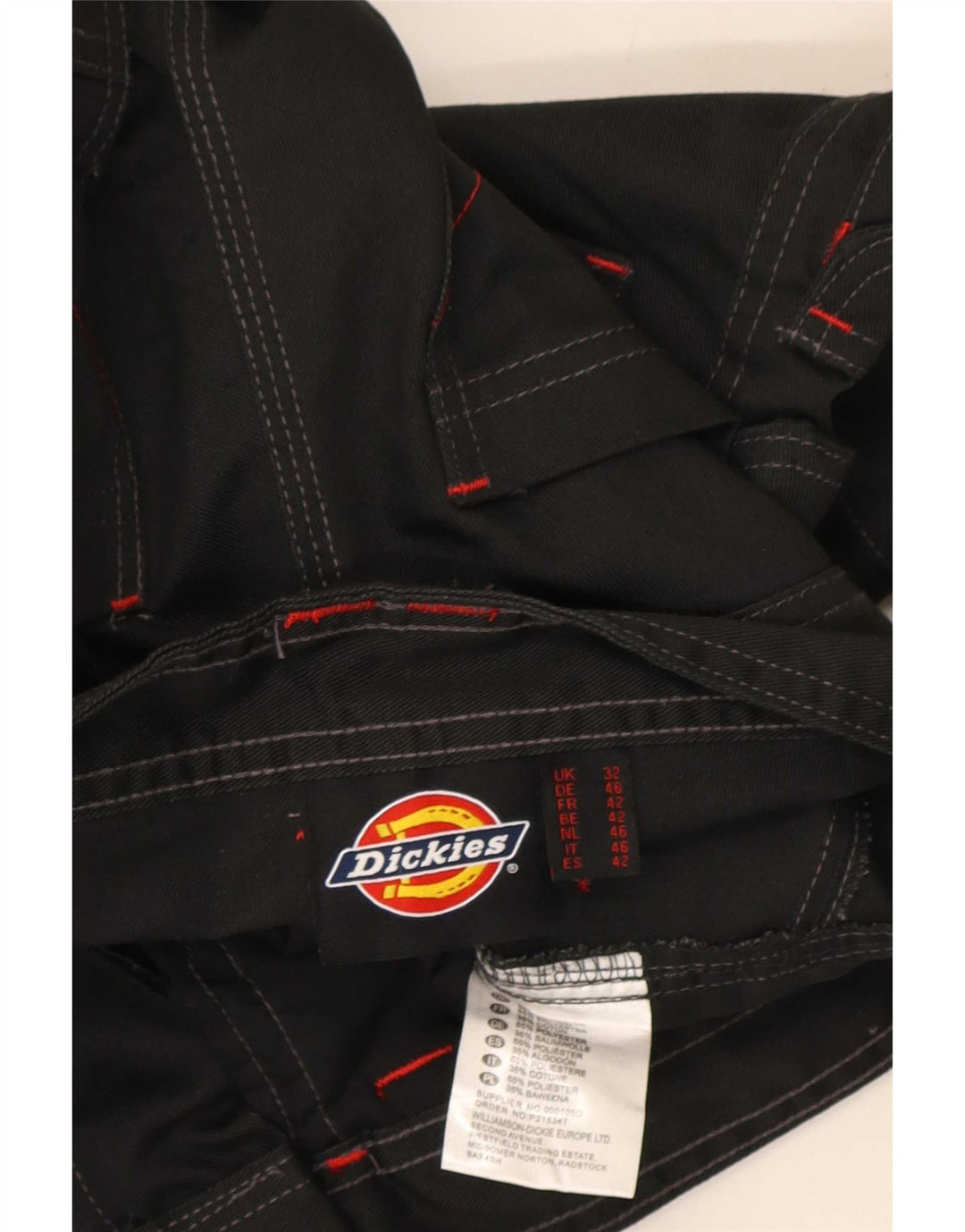 Dickies Herren Cargoshorts W32 Mittelschwarzes Polyester
