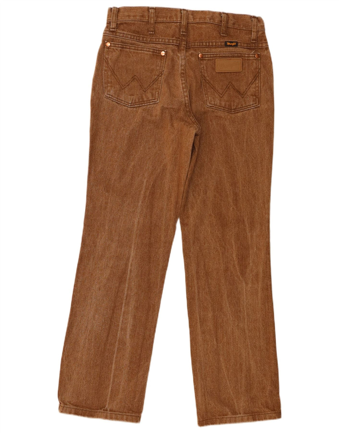 Wrangler Damen Straight Jeans W30 L30 Braune Baumwolle