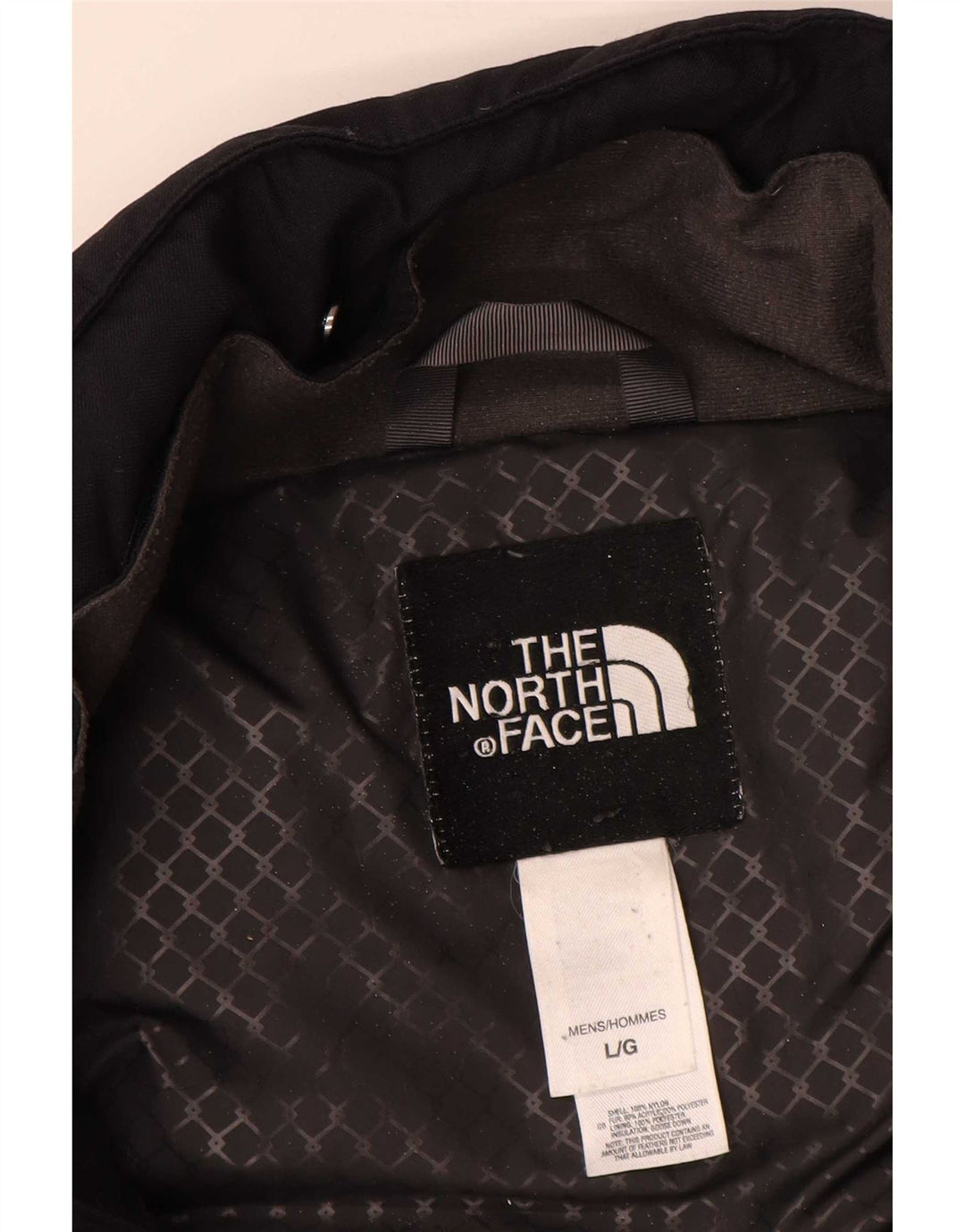The North Face Herren Wattierte Jacke UK 40 Large Schwarz Nylon