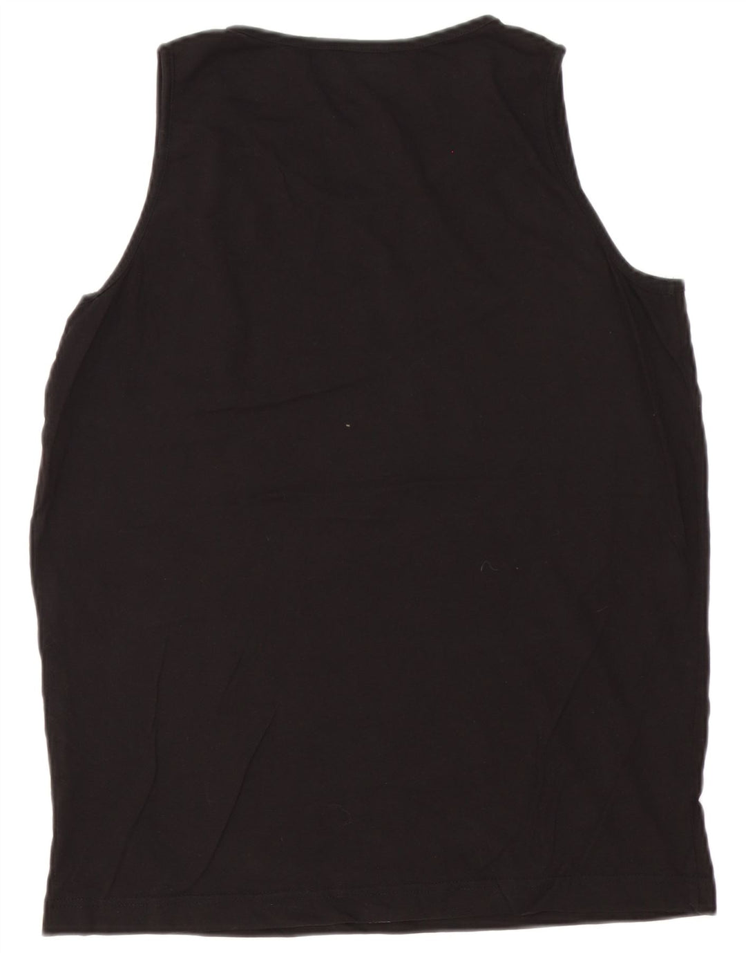 Kappa Herren-Trägershirt, groß, aus schwarzer Baumwolle