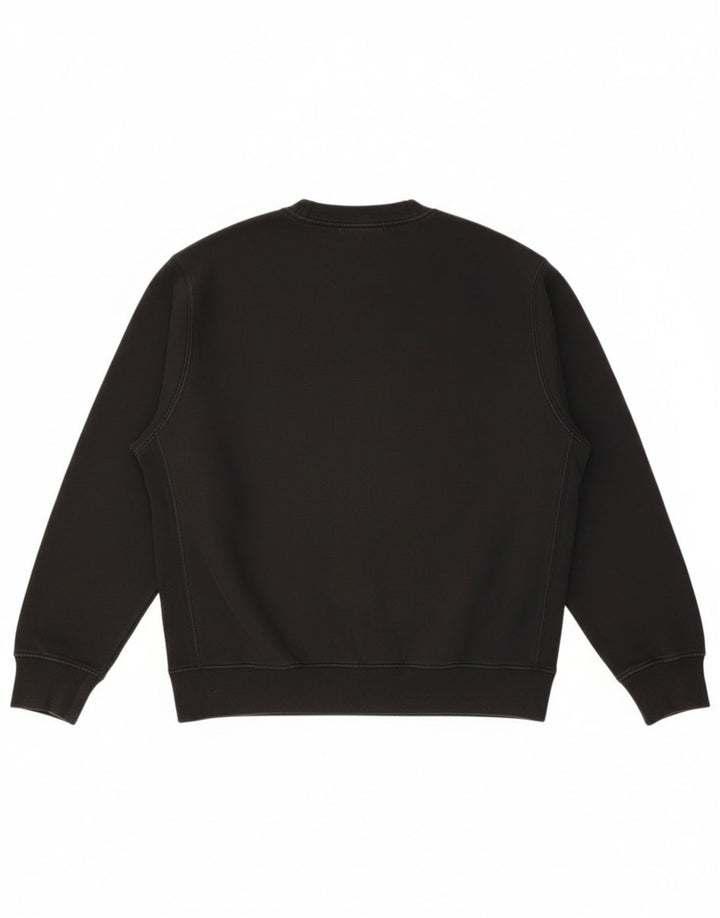 Nike Herren Sweatshirt Pullover Small Schwarz Baumwolle