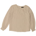 Marks & Spencer Damen Autograph Langarmblusenoberteil UK 16 Large Beige