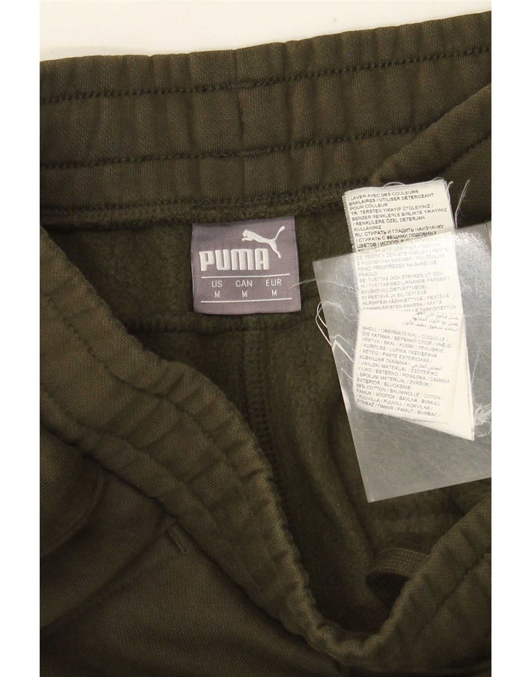 Puma Herren-Trainingshose, Jogginghose, mittlere Khaki-Baumwolle