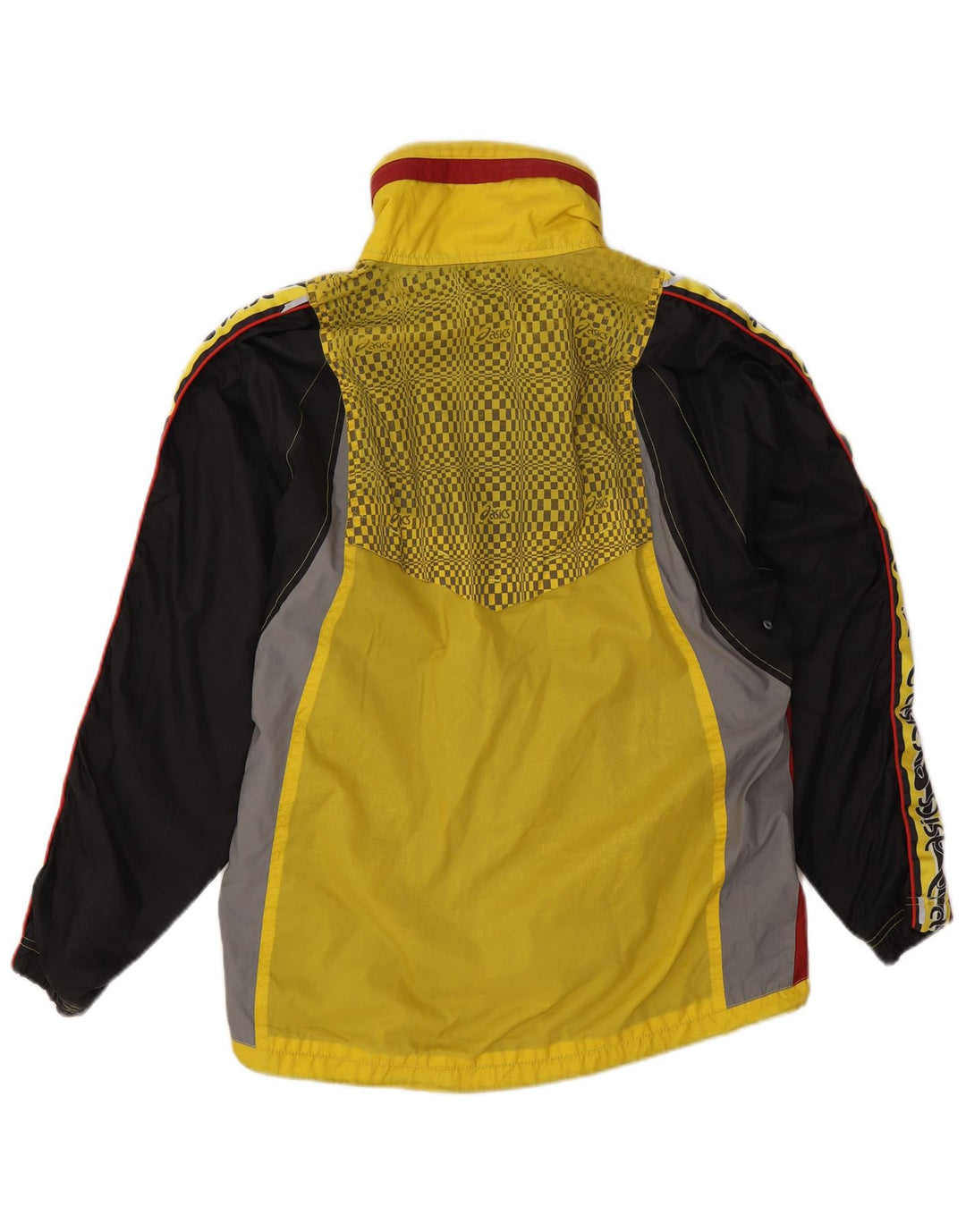 Asics Herren Graphic Regenjacke UK 38 Mittelgelber Farbblock