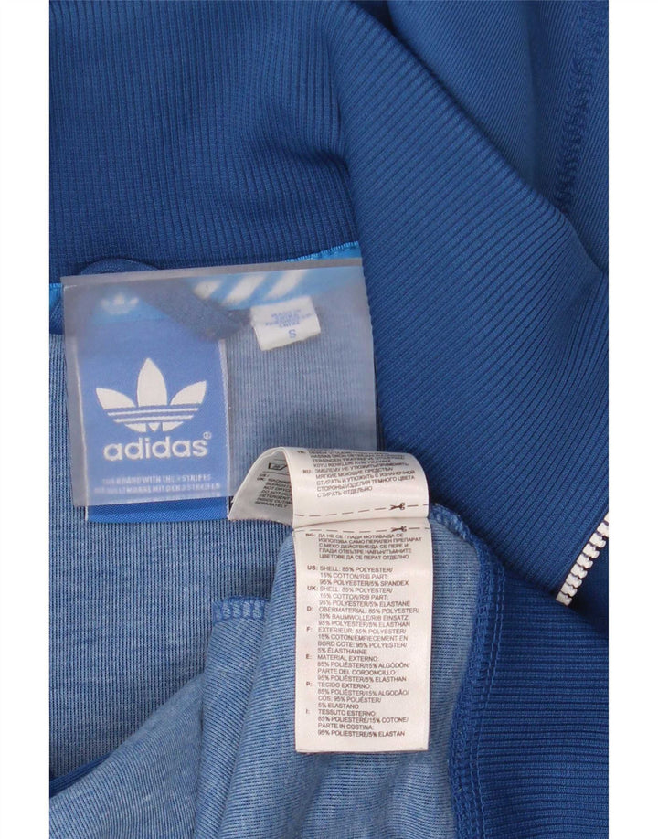 Adidas Herren-Kapuzenpullover mit Reißverschluss, klein, blau, Polyester