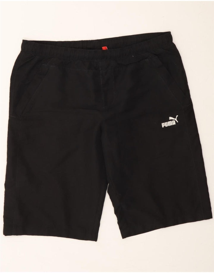 PUMA Mens Sport Shorts Medium  Black Vintage Puma and Second-Hand Puma from Messina Hembry 