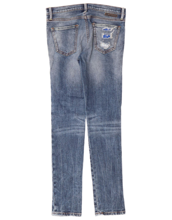 Guess Distressed Skinny Jeans für Mädchen, 13–14 Jahre, XL, W30, L29, Blau, Baumwolle